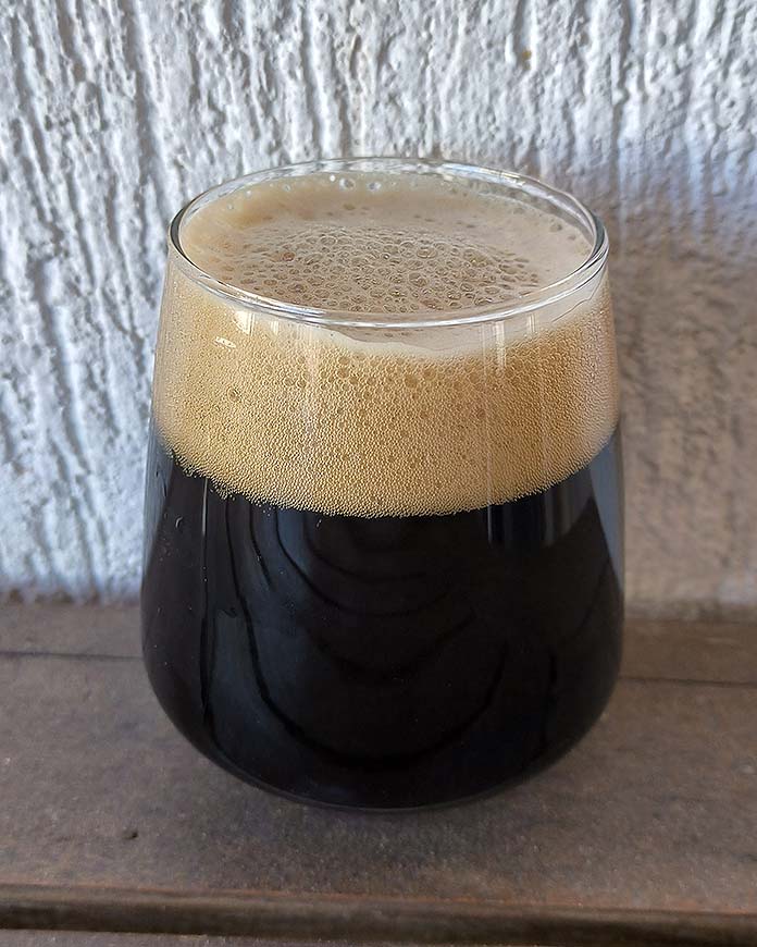 Celtic Espresso beer in a glass