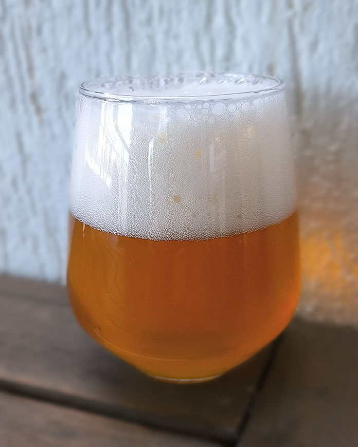 Cupid's Confectionery Cream Ale beer in a glass